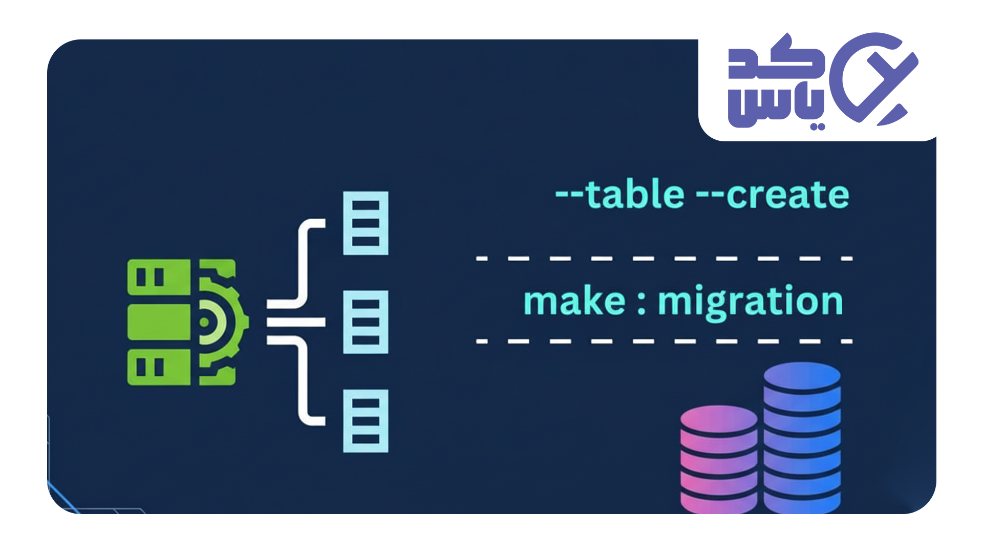 مدیریت دیتابیس در لاراول