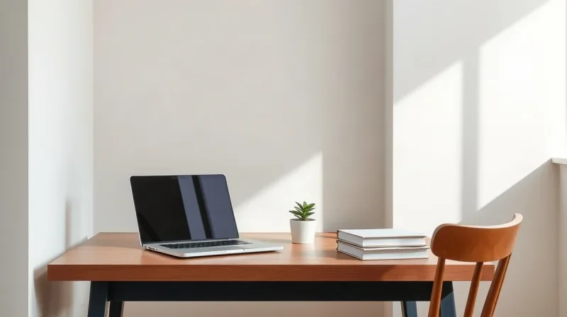 دفتر یادداشت باز و خودکار روی میز چوبی روشن